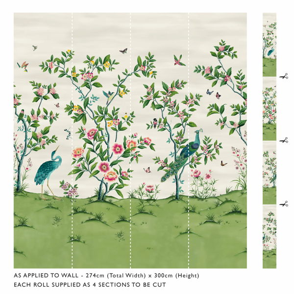 Florence Fig Blossom/Apple/Peony Wallpaper by Harlequin
